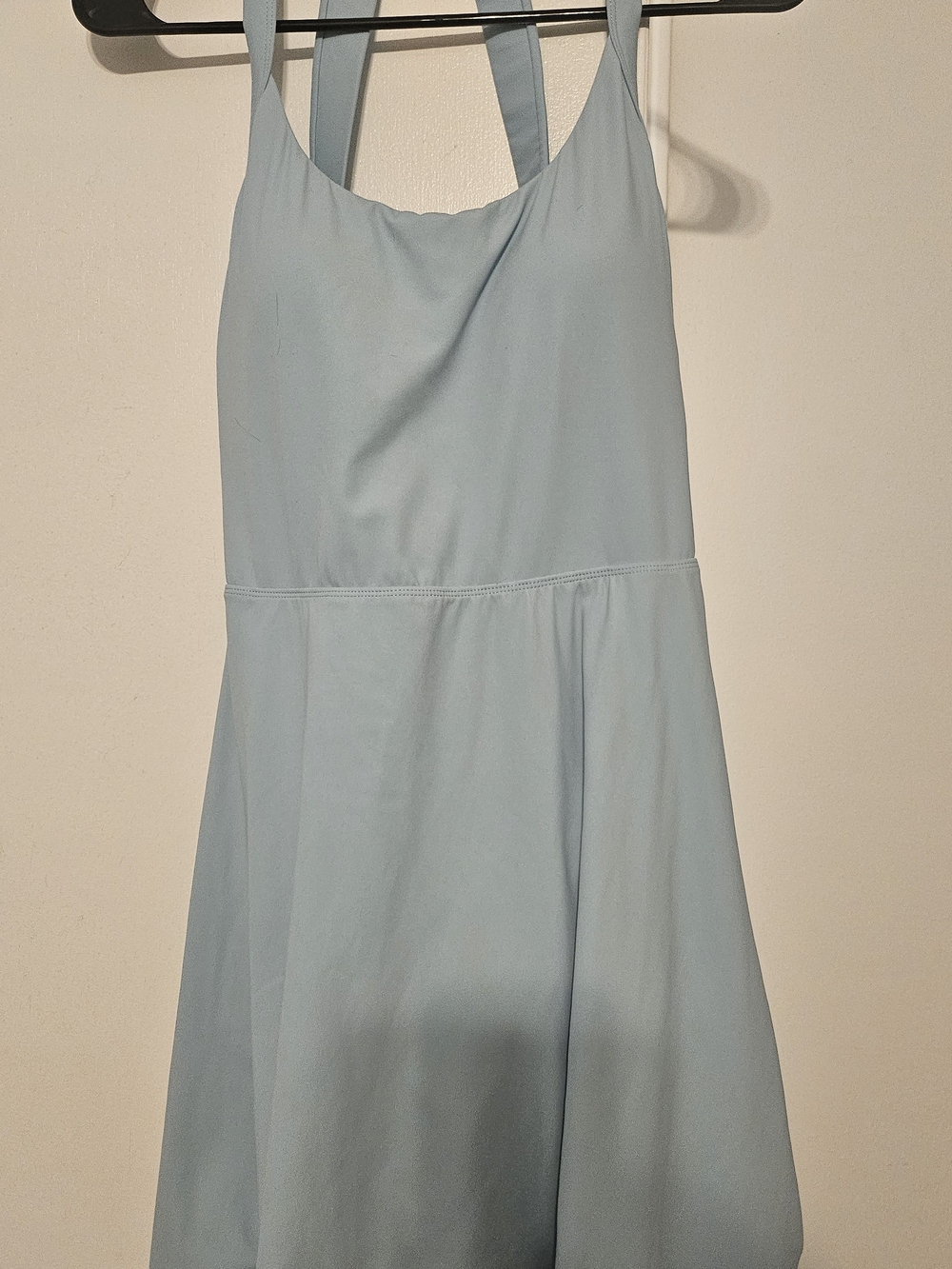 HALARA Light Blue Women's Sleeveless A-Line Dress